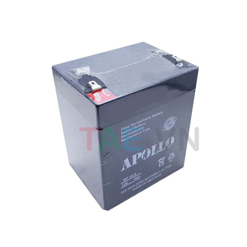 Bình Ắc Quy Apollo 12V 5AH