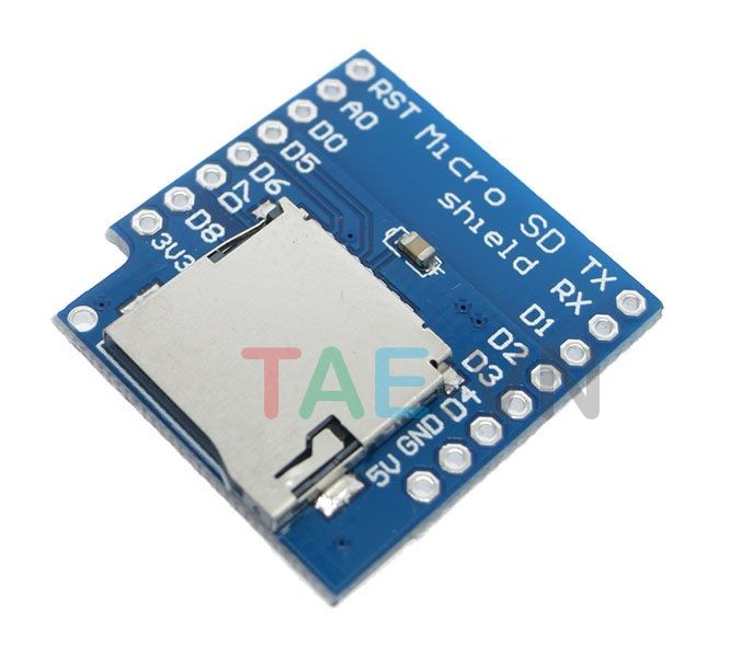 ESP8266 NodeMCU Lua D1 Mini Micro SD Card Shield