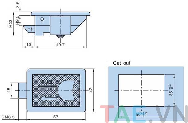 Khóa Tủ Điện HengZhu MS731
