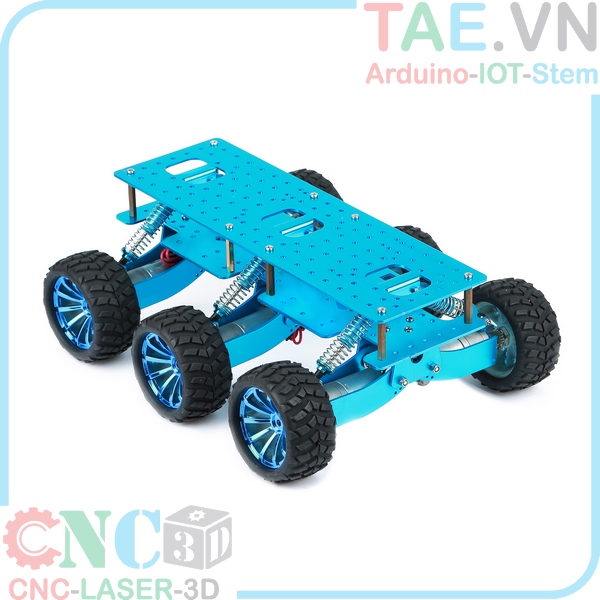 Khung Xe Địa Hình Smart Robot 6WD