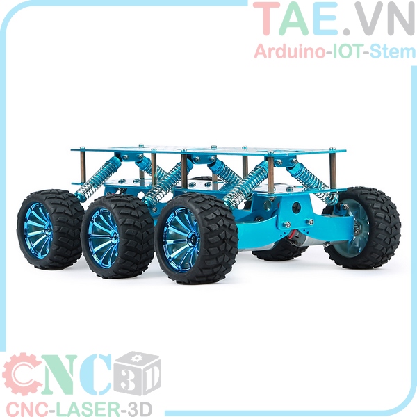 Khung Xe Địa Hình Smart Robot 6WD