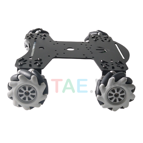 Khung Xe Kim Loại 4 Bánh Mecanum MC805