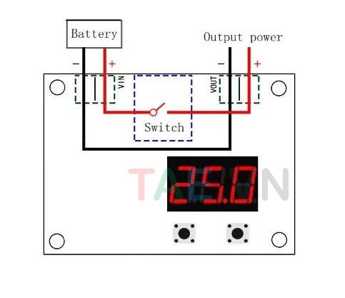 Mạch Bảo vệ Pin Acquy  Khi Nguồn Thấp XH-M609