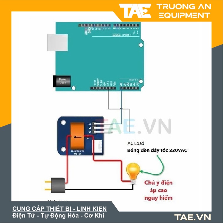 Module Cảm Biến Dòng AC 5A TA12-100