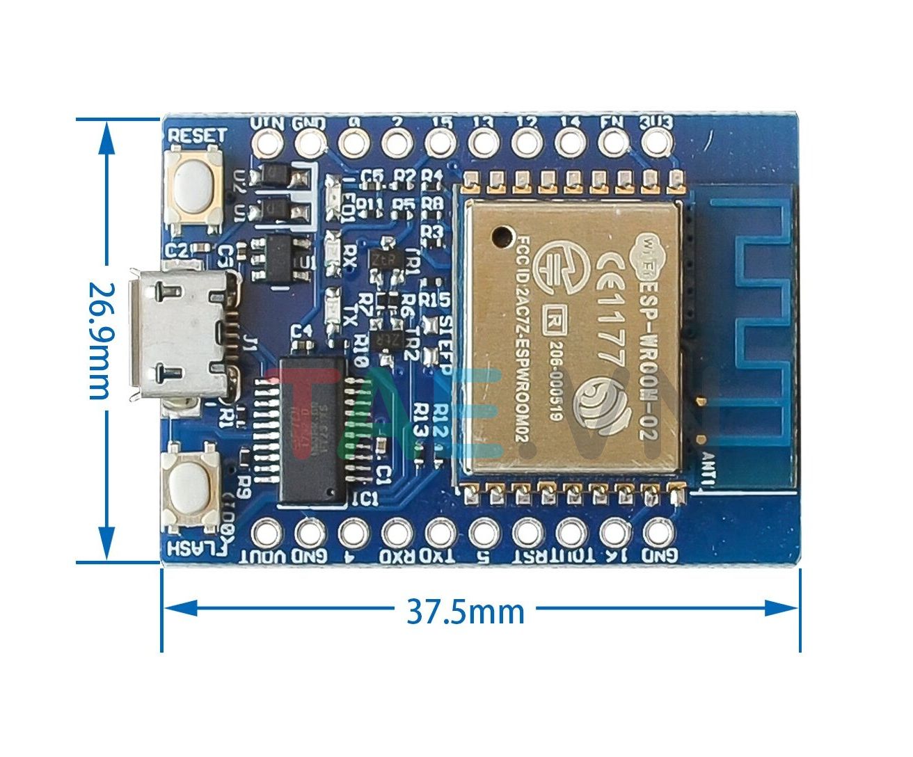 Module Esp8266 Wifi Esp Wroom 02 D1 Trường An Equipment