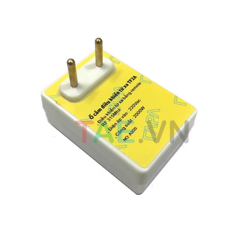 Ổ Cắm Điện Điều Khiển Từ Xa Sử Dụng RF315Mhz