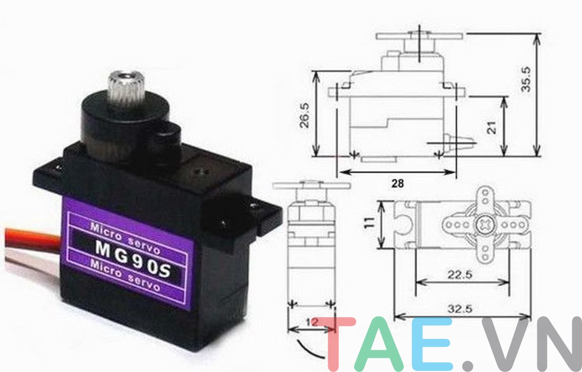 Cánh Tay Robot Mica 4 Bậc DIY