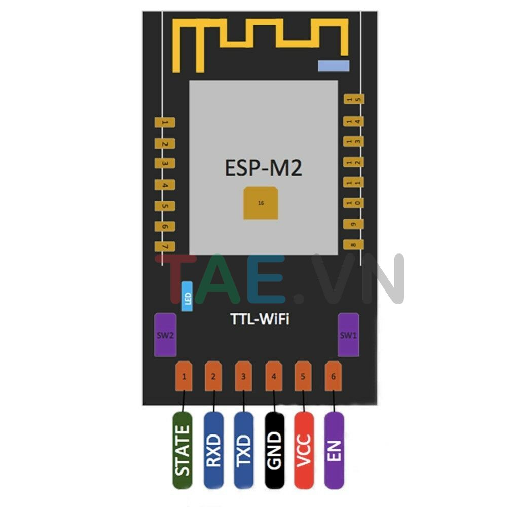 Module thu phát wifi ESP8285 ESP-M2 ( đã ra chân)