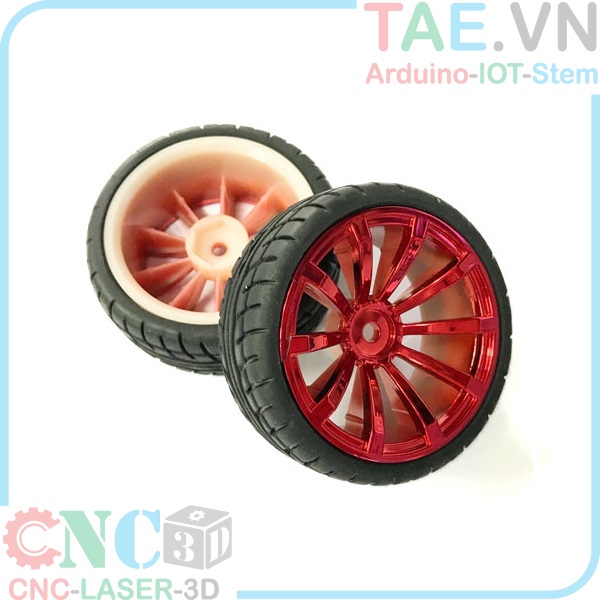 Bánh Xe RC 72mm | Bánh Xe Robot | Trường An Equipment