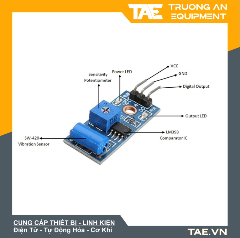 Cảm biến rung (vibration sensor) Trường An Equipment