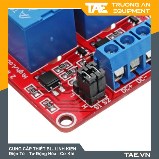Relay 2 Kênh 24VDC Opto Cách Ly
