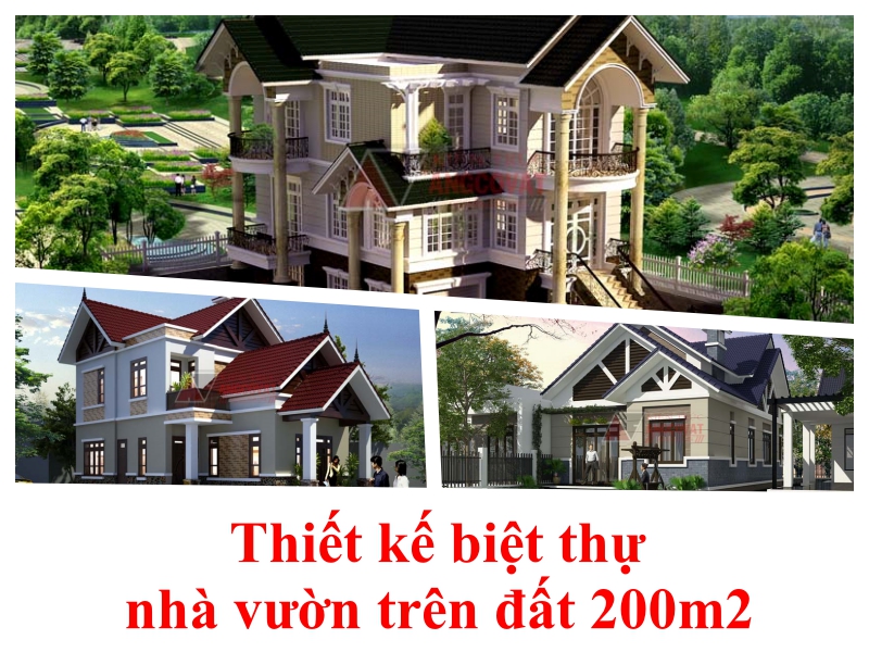 Tổng hợp các mẫu thiết kế biệt thự nhà vườn trên đất 200m2 đón đầu xu hướng hiện nay