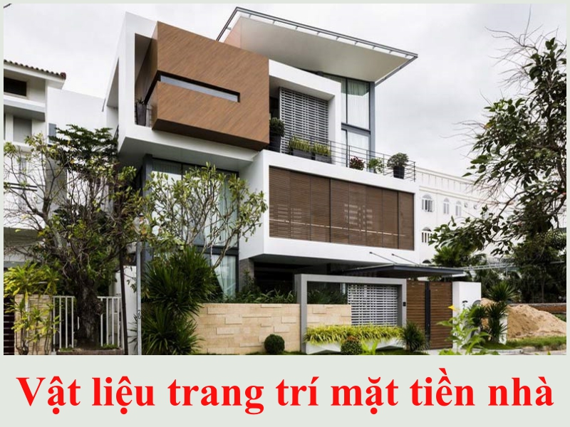 vật liệu trang trí mặt tiền nhà