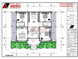 bản vẽ thiết kế nhà cấp 4 mái thái