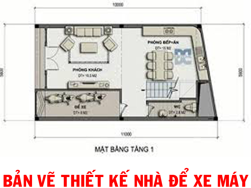 Hướng dẫn Bản vẽ thiết kế nhà de xe máy Chuyên nghiệp và tiện nghi