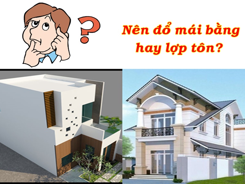 nhà cấp 4 nên lợp tôn gì