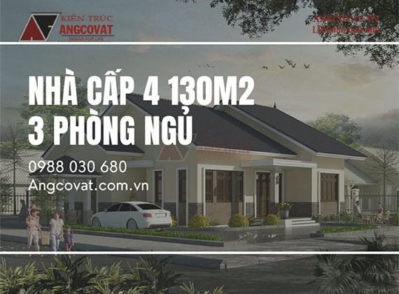 Bí mật không thể bỏ qua của ngôi nhà cấp 4 130m2 3 phòng ngủ