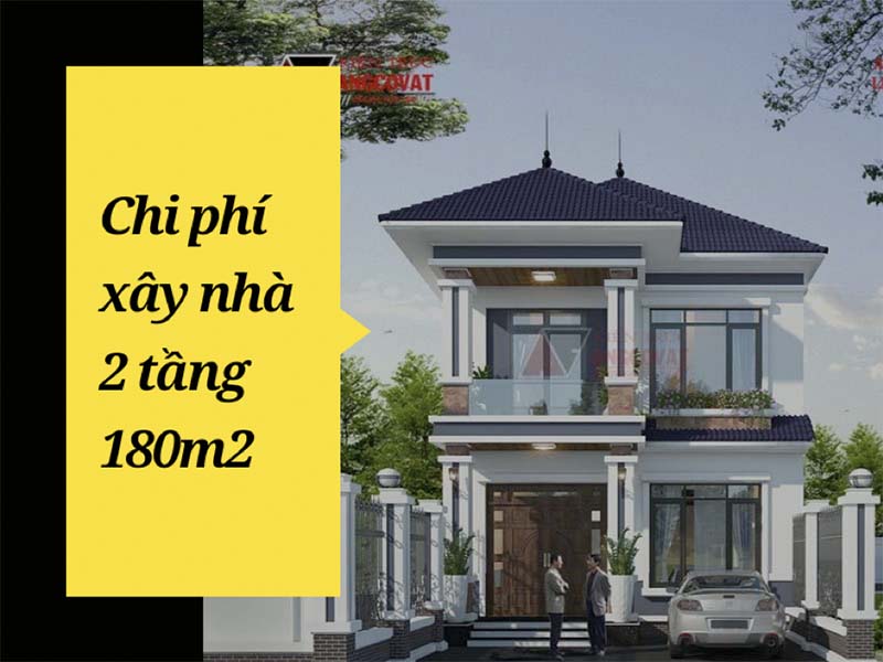 Phong cách kiến trúc tác động đến chi phí xây nhà 2 tầng 180m2