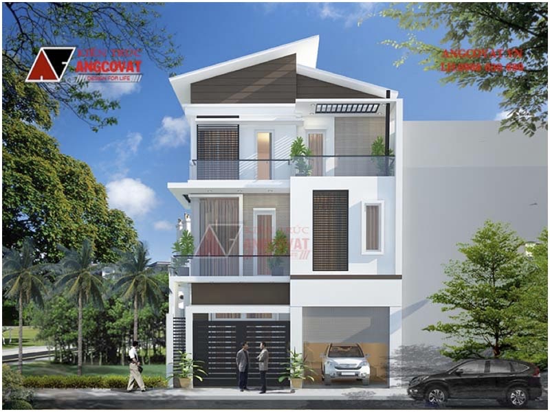 Chia sẻ xây nhà 3 tầng 90m2 hết bao nhiêu tiền từ mẫu thiết kế mặt tiền 9m
