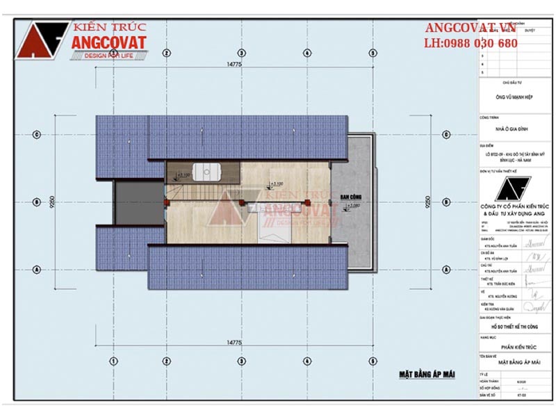 Mặt bằng nhà 1 tầng có gác lửng nhẹ nhàng, cuốn hút diện tích 100m2 – Tầng 2