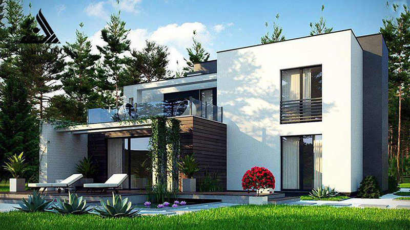 mẫu biệt thự không gian mở hiện đại đẹp