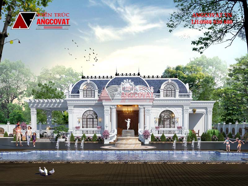 biệt thự mái mansard