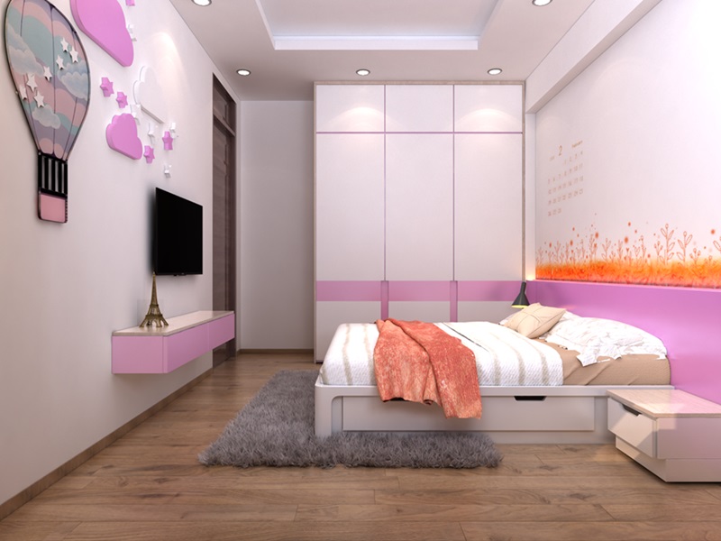 Bí kíp thiết kế phòng ngủ 10m2 cho vợ chồng siêu xinh, siêu tiện nghi Bí Kíp Thiết Kế Phòng Ngủ 10M2 Cho Vợ Chồng Siêu Xinh, Siêu Tiện Nghi