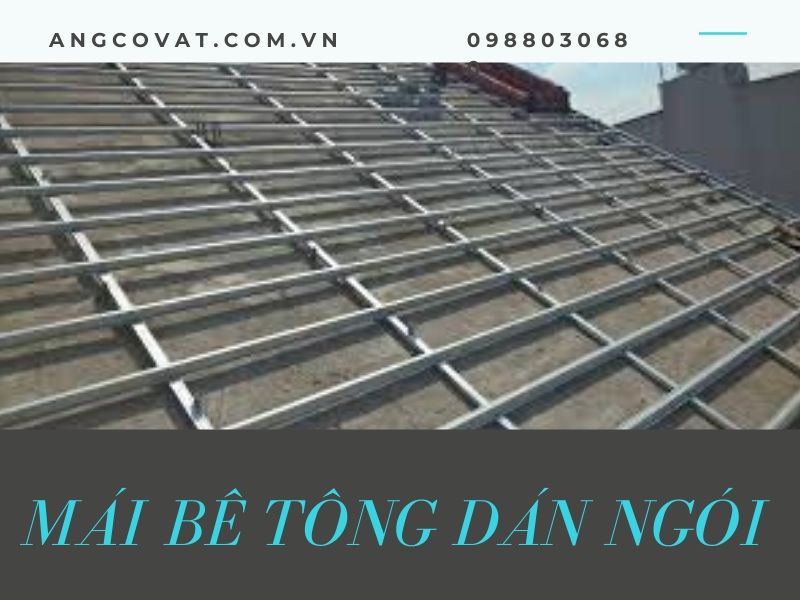 Hệ thống mái dốc đổ bê tông của biệt thự 2 tầng giá bao nhiêu