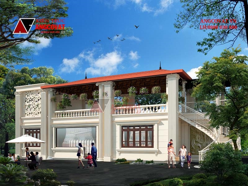Thiết kế nhà ở kết hợp với sinh hoạt mang lại mẫu nhà xa hoa tráng lệ