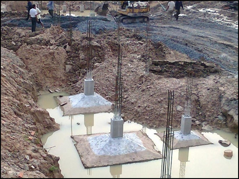 nhà 3 tầng xây móng gì? móng đơn