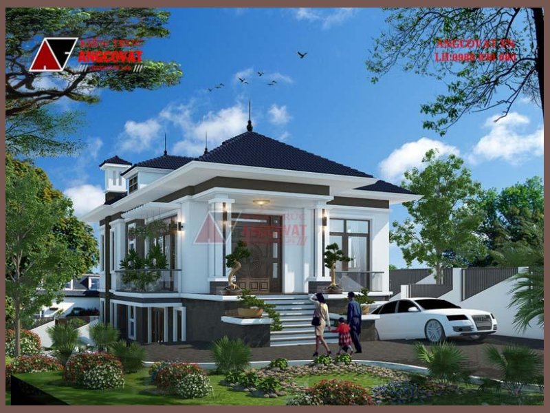 Sở hữu ngay mẫu bản vẽ thiết kế mặt bằng nhà cấp 4 mặt tiền 8m có tầng hầm 115m2