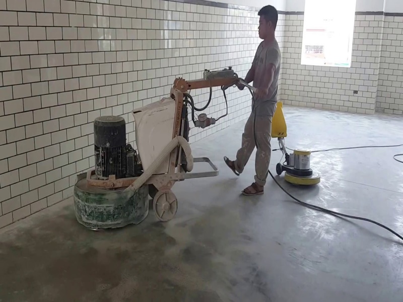 Các bước thực hiện thi công sàn bê tông mài