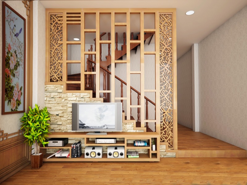 vách ngăn đơn giản mà đẹp