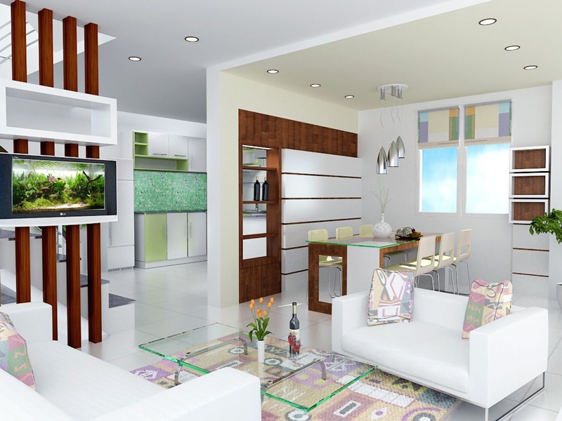 vách ngăn đơn giản mà đẹp