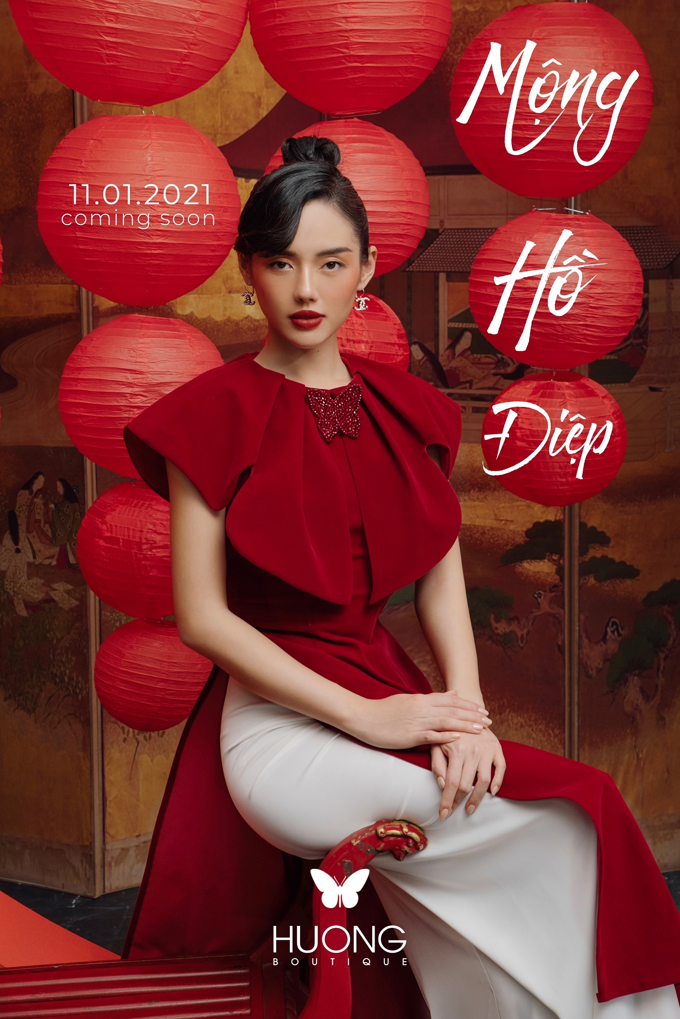 ÁO DÀI TẾT 2021 | HUONG BOUTIQUE Áo Dài Tết 2021 | Huong Boutique