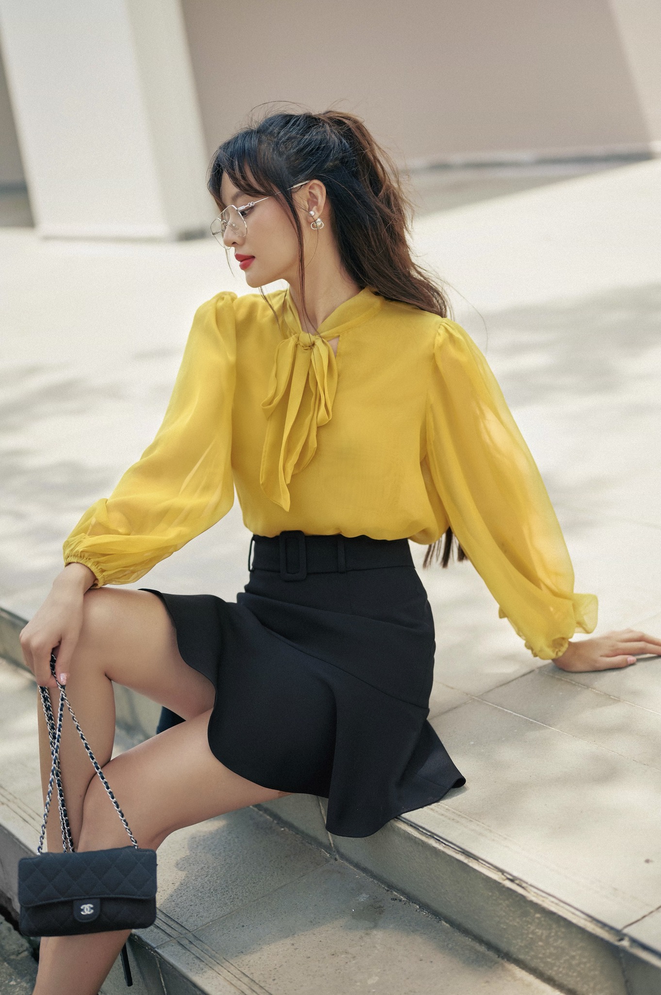 Chân váy đuôi cá thời trang công sở sành điệu - Chân váy chữ A |  ThờiTrangNữ.vn
