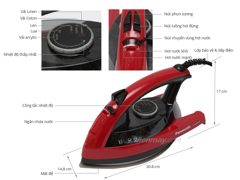 BÀN ỦI PANASONIC NI-W410TS