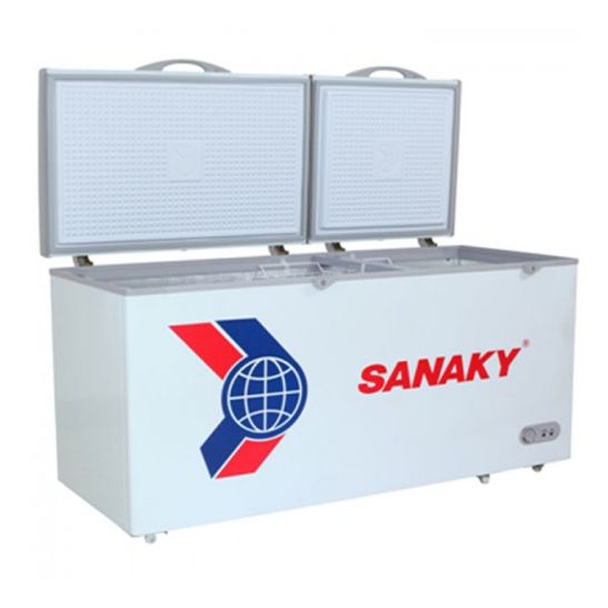 Tủ đông Sanaky VH-6699W1, dung tích 600L, công suất 250W, dàn lạnh đồng