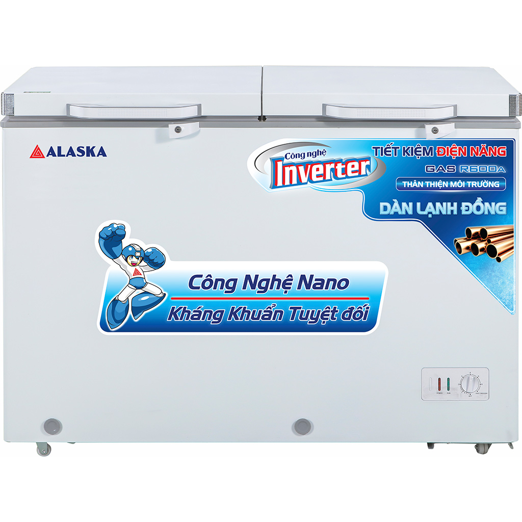 Tủ đông Alaska Inverter 282 lít BCD-4568CI