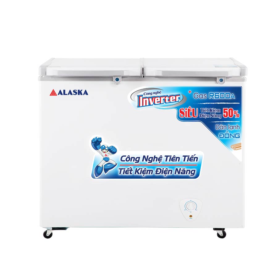 Tủ đông Alaska FCA-4600CI, công nghệ Inverter, dàn lạnh Đồng