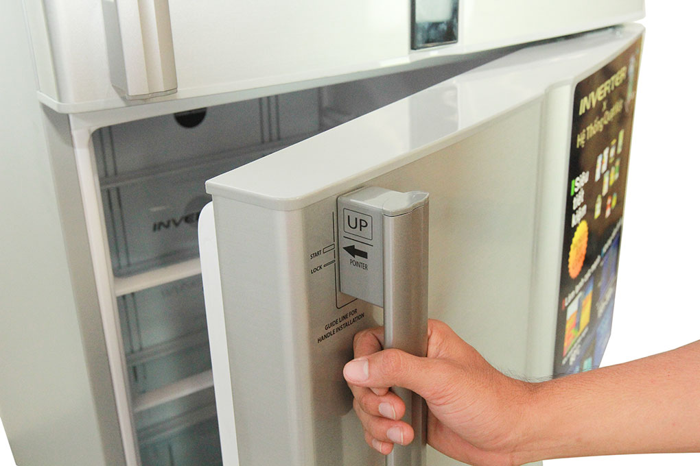 Tủ lạnh Hitachi R-V540PGV3 (SLS), dung tích 450L, công nghệ Inverter - HÀNG TRƯNG BÀY GIẢM GIÁ