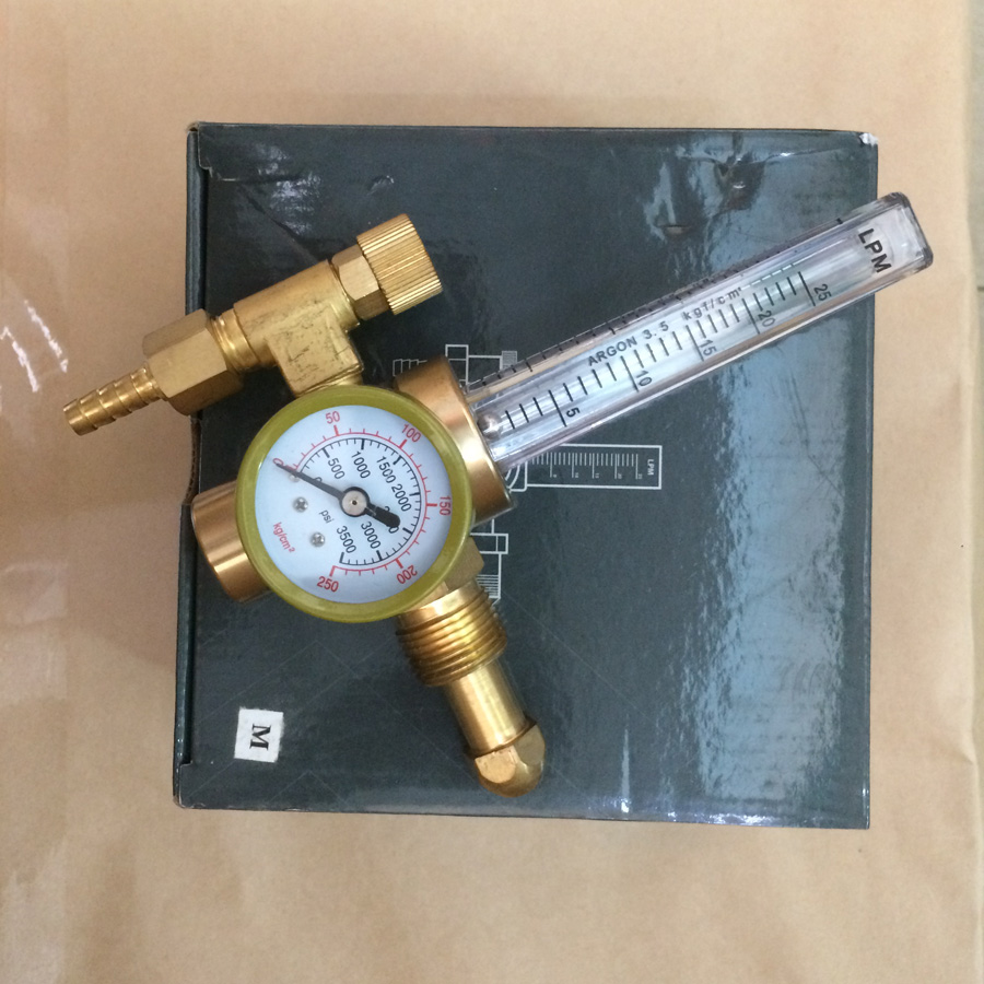 Đồng hồ điều áp khí Argon Kowon, ren trong