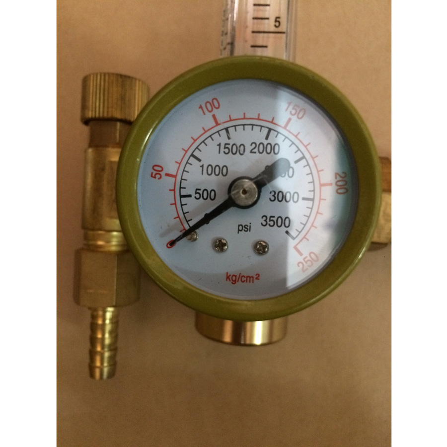 Đồng hồ điều áp khí Argon Kowon, ren trong