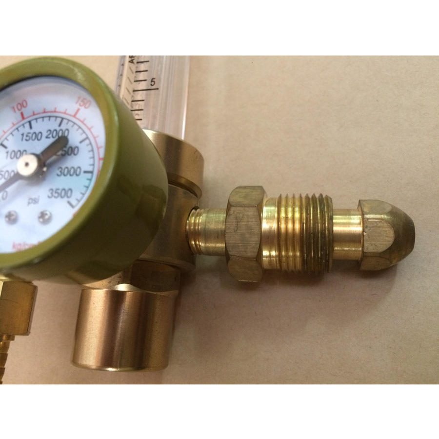 Đồng hồ điều áp khí Argon Kowon, ren trong