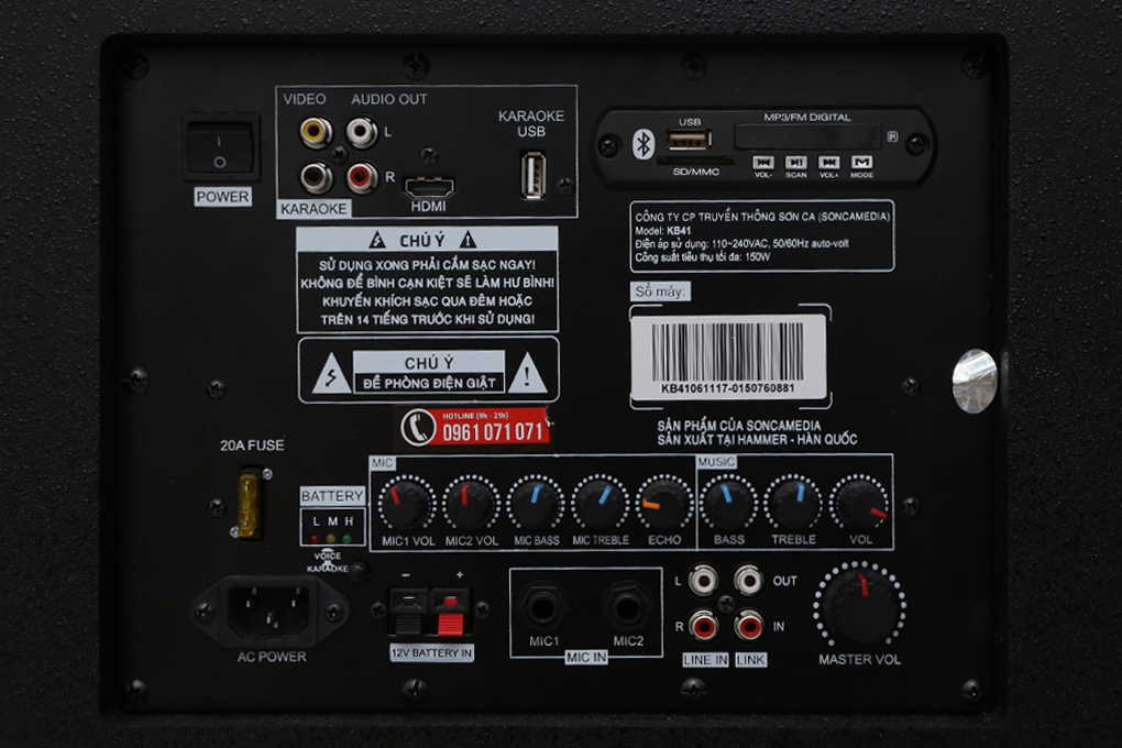 Loa kéo ACNOS KB41, công suất 150W