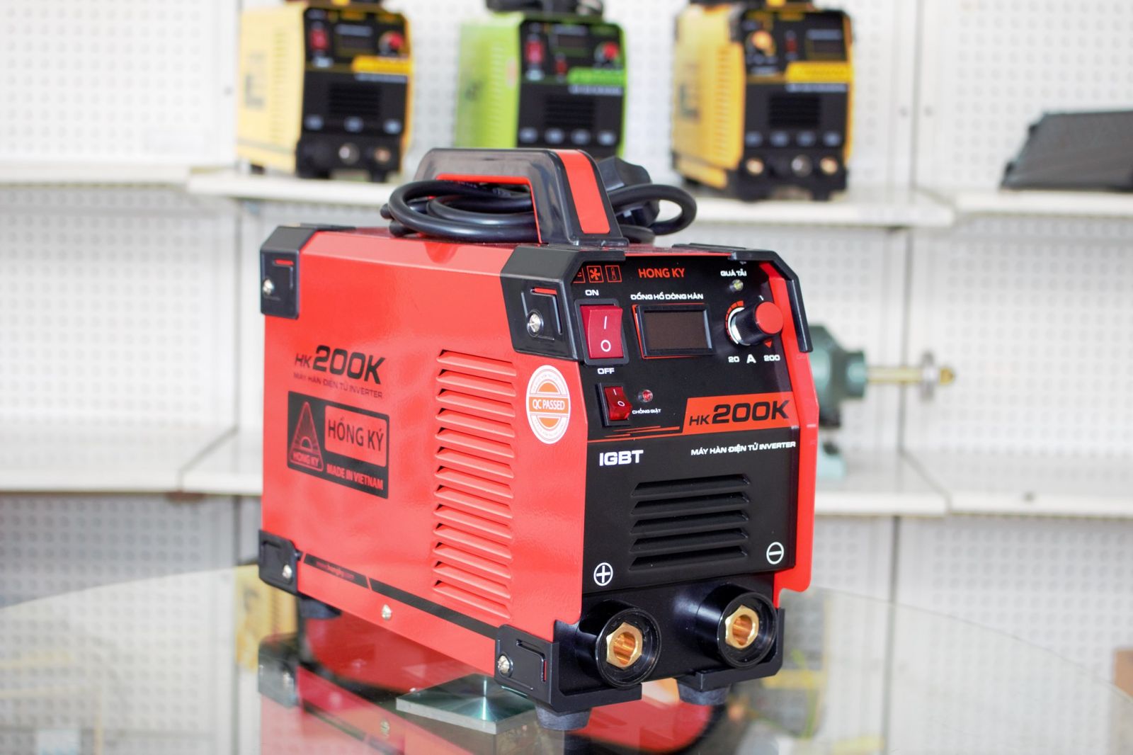 Máy hàn que điện tử Hồng Ký HK 200K