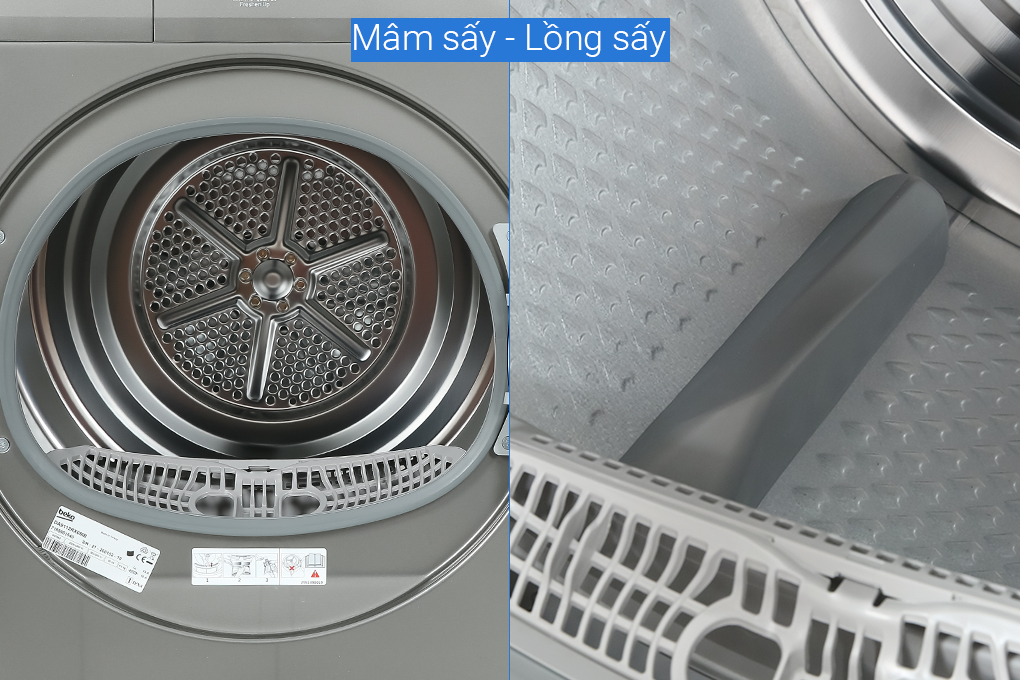 Máy sấy thông hơi Beko 9 kg DA9112RX0MB
