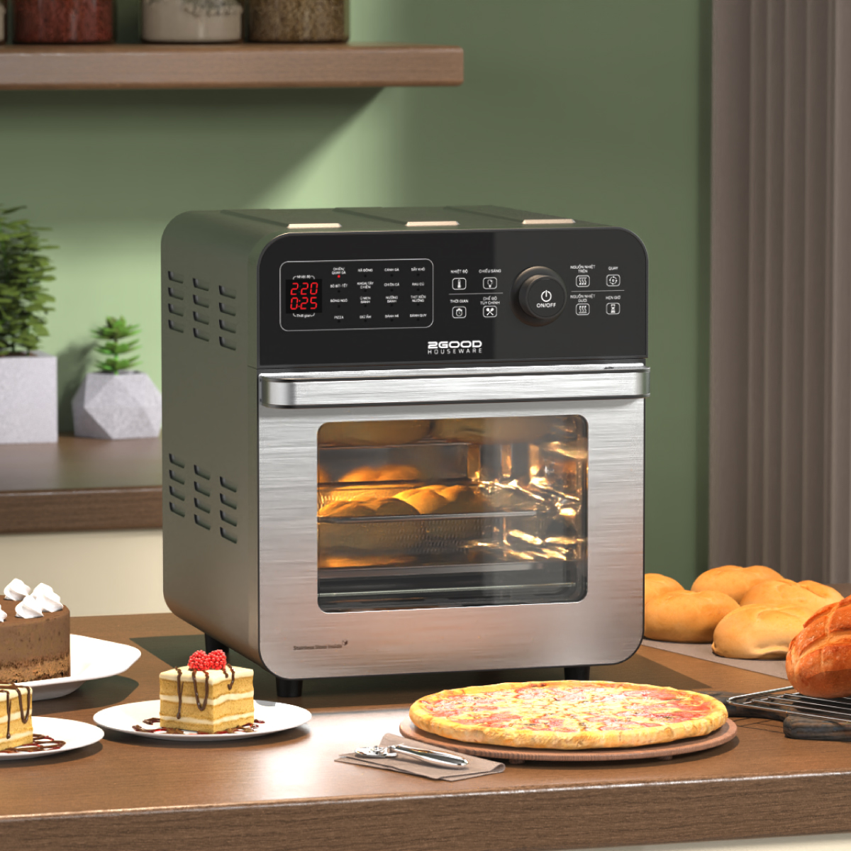 NỒI CHIÊN KHÔNG DẦU 2GOOD VORTEX S20