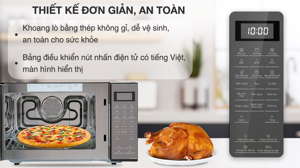 Lò vi sóng có nướng Panasonic NN-CT66MBYUE 27 lít