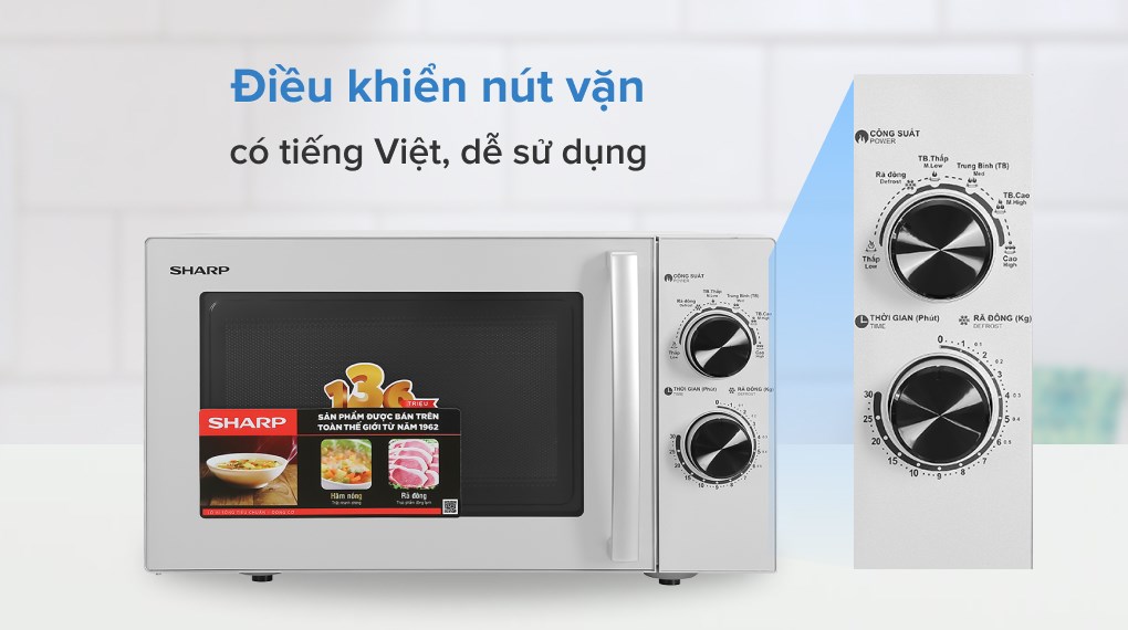 Lò vi sóng Sharp R-32A2VN-S 23 lít